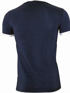 Классическая футболка из эластичного хлопка ERMENEGILDO ZEGNA н3м200810ез Синий